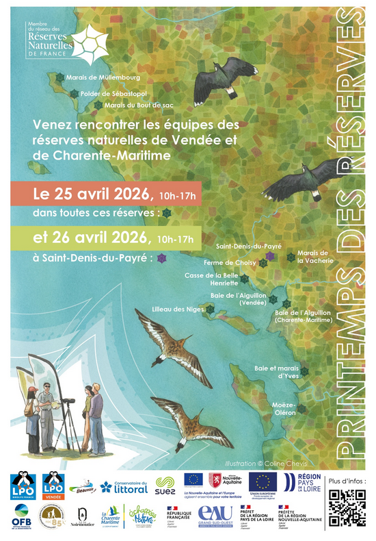 Le printemps des réserves naturelles de Vendée et de Charente-Maritime